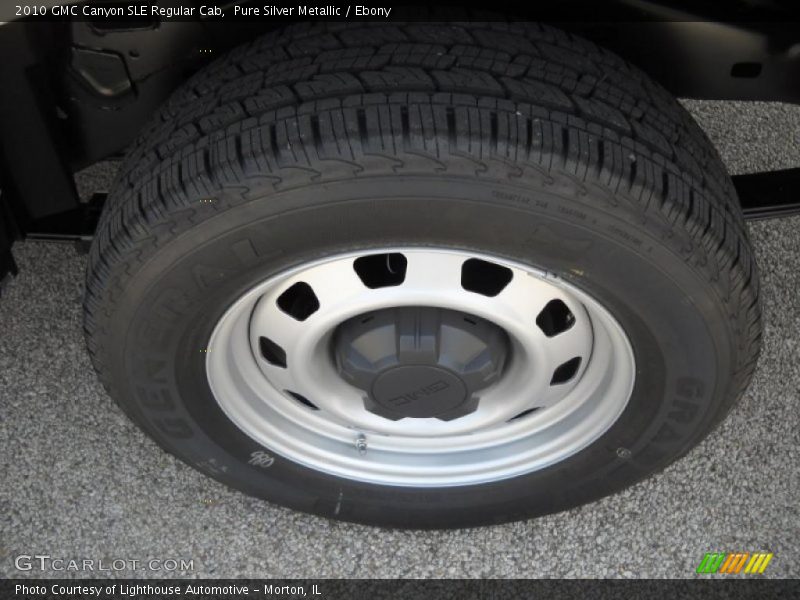 Pure Silver Metallic / Ebony 2010 GMC Canyon SLE Regular Cab