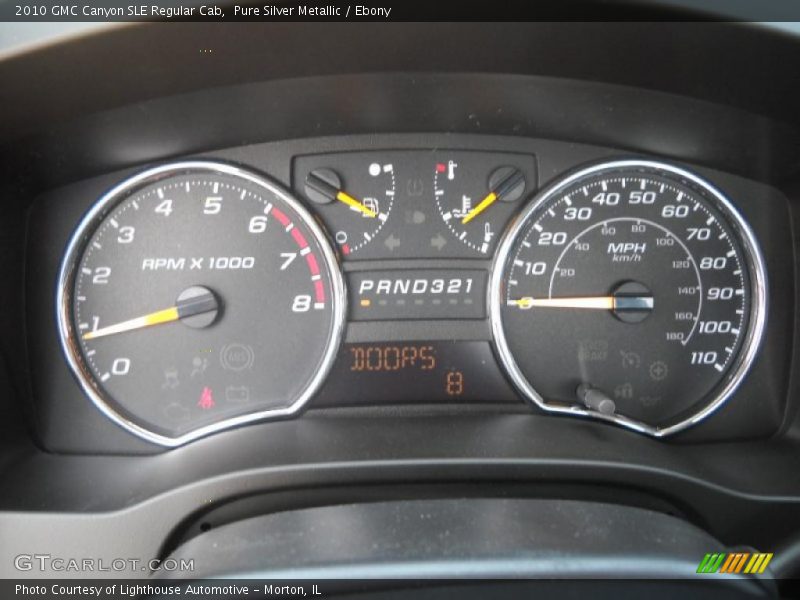 Pure Silver Metallic / Ebony 2010 GMC Canyon SLE Regular Cab