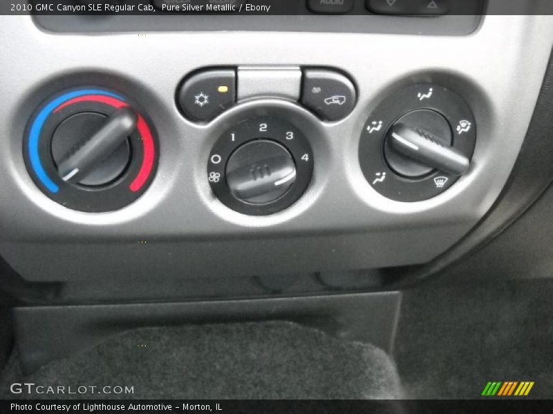 Pure Silver Metallic / Ebony 2010 GMC Canyon SLE Regular Cab