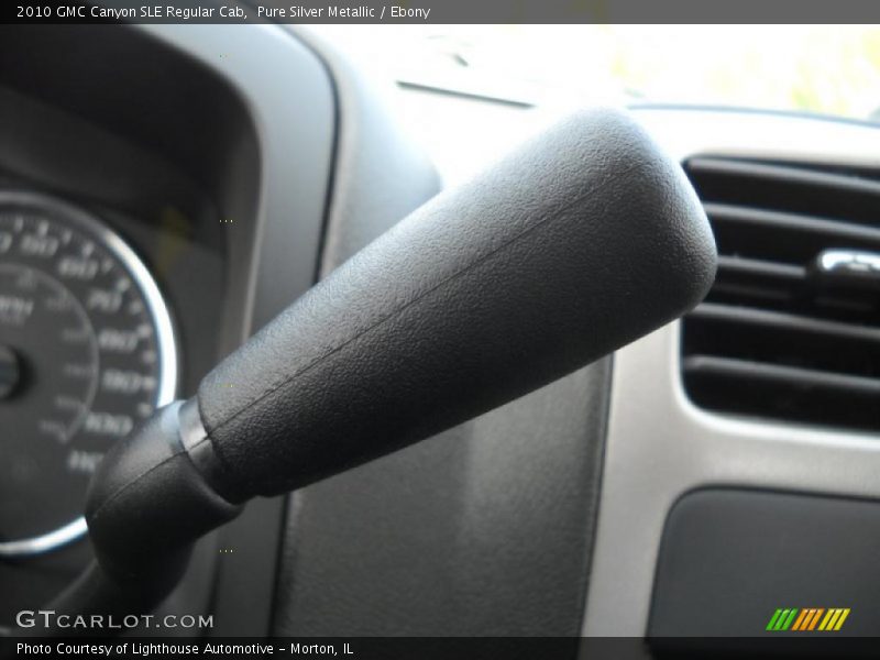 Pure Silver Metallic / Ebony 2010 GMC Canyon SLE Regular Cab