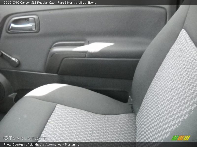 Pure Silver Metallic / Ebony 2010 GMC Canyon SLE Regular Cab