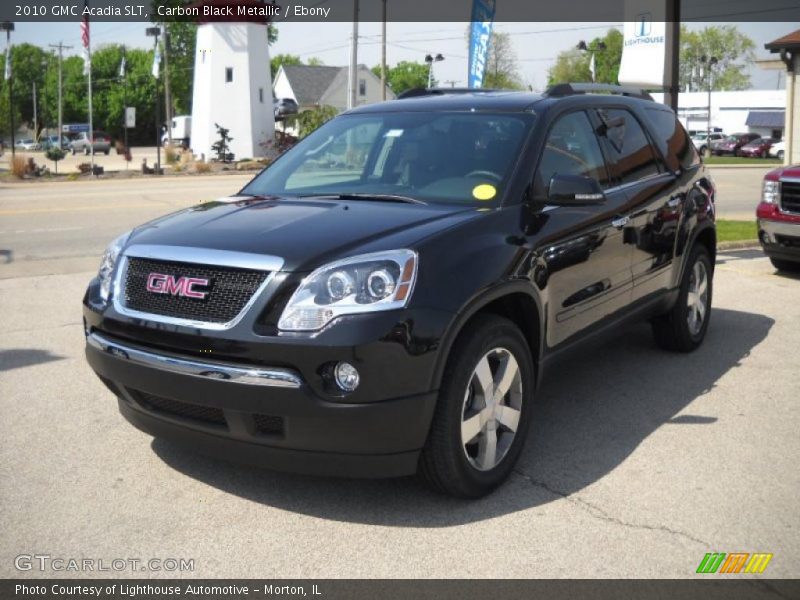Carbon Black Metallic / Ebony 2010 GMC Acadia SLT