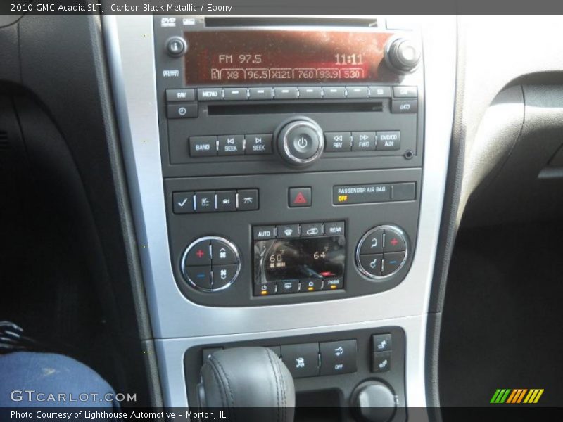 Carbon Black Metallic / Ebony 2010 GMC Acadia SLT