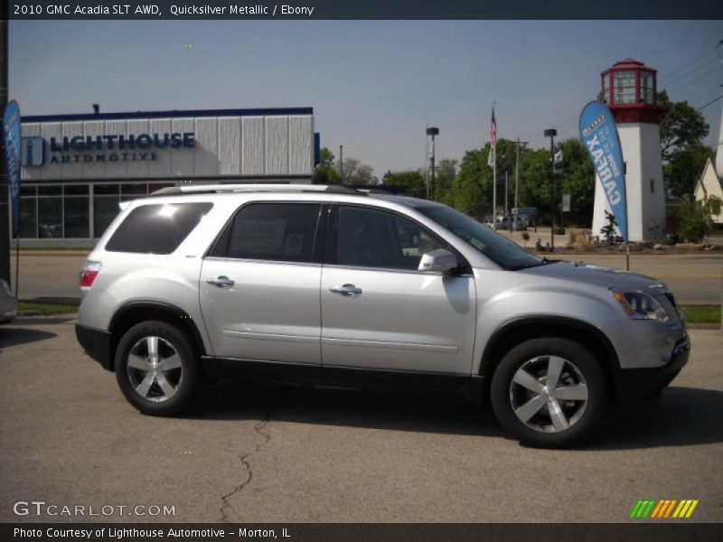 Quicksilver Metallic / Ebony 2010 GMC Acadia SLT AWD