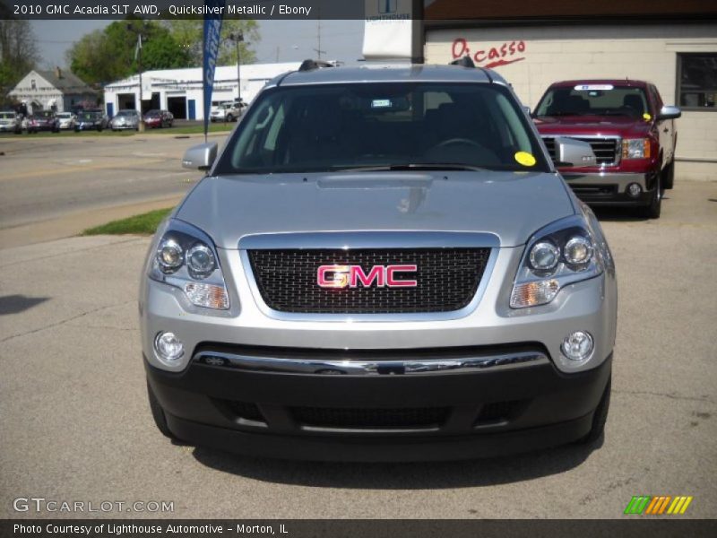 Quicksilver Metallic / Ebony 2010 GMC Acadia SLT AWD