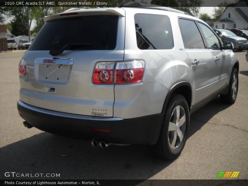 Quicksilver Metallic / Ebony 2010 GMC Acadia SLT AWD
