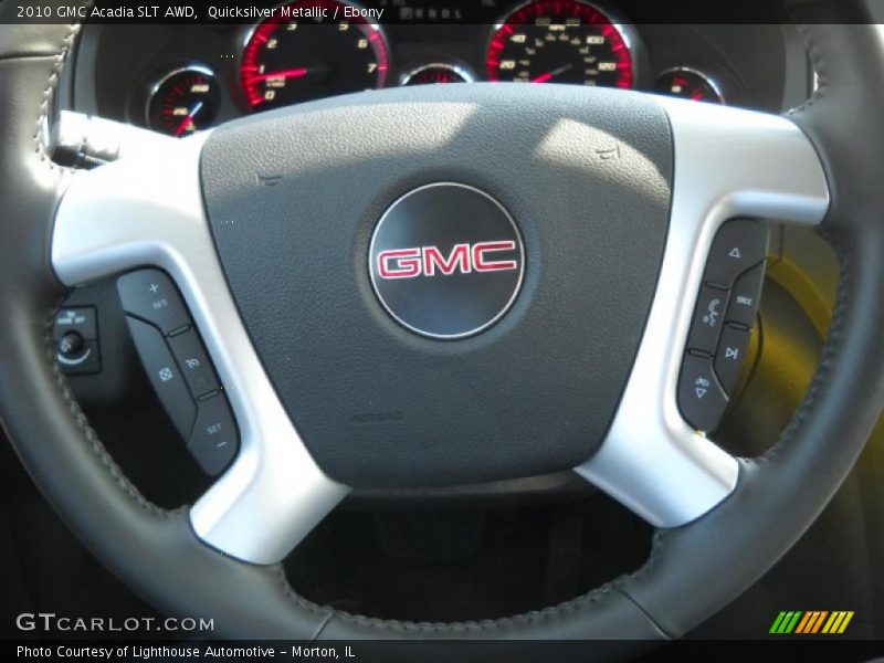 Quicksilver Metallic / Ebony 2010 GMC Acadia SLT AWD