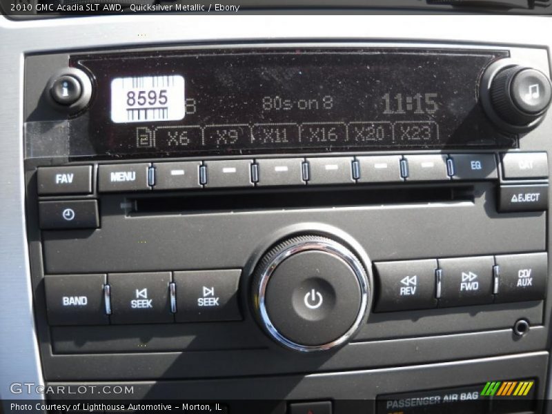 Quicksilver Metallic / Ebony 2010 GMC Acadia SLT AWD
