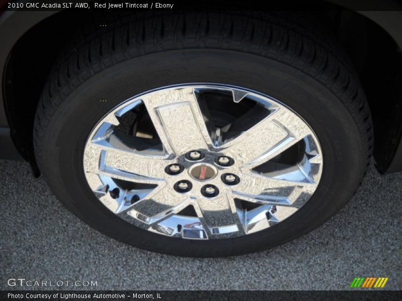 Red Jewel Tintcoat / Ebony 2010 GMC Acadia SLT AWD