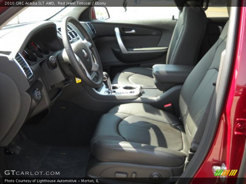 Red Jewel Tintcoat / Ebony 2010 GMC Acadia SLT AWD