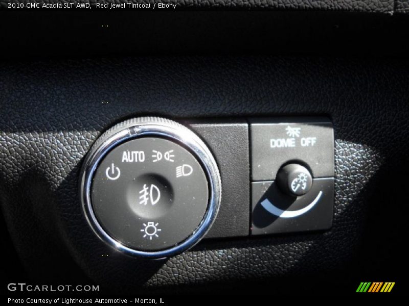 Red Jewel Tintcoat / Ebony 2010 GMC Acadia SLT AWD
