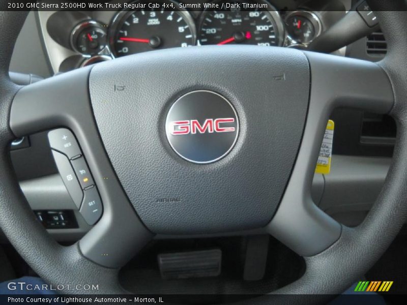 Summit White / Dark Titanium 2010 GMC Sierra 2500HD Work Truck Regular Cab 4x4