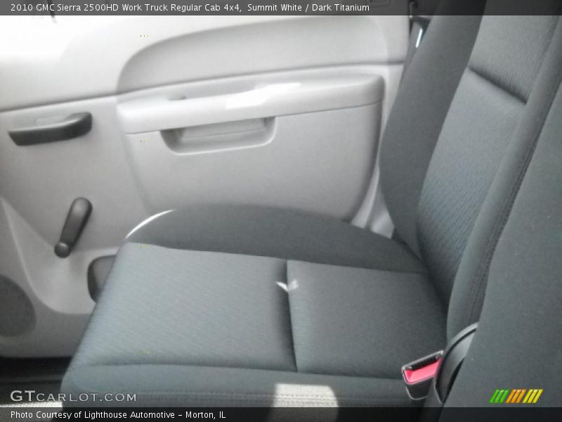 Summit White / Dark Titanium 2010 GMC Sierra 2500HD Work Truck Regular Cab 4x4