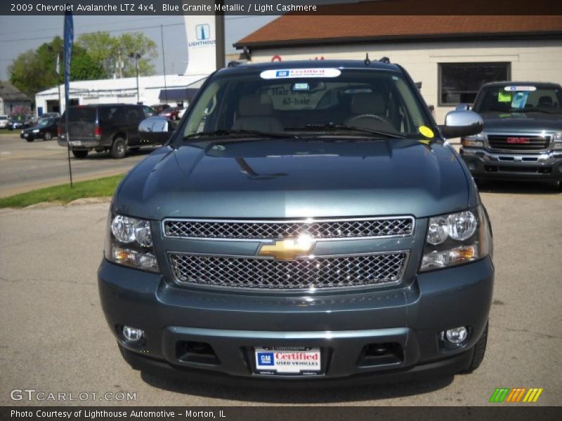 Blue Granite Metallic / Light Cashmere 2009 Chevrolet Avalanche LTZ 4x4