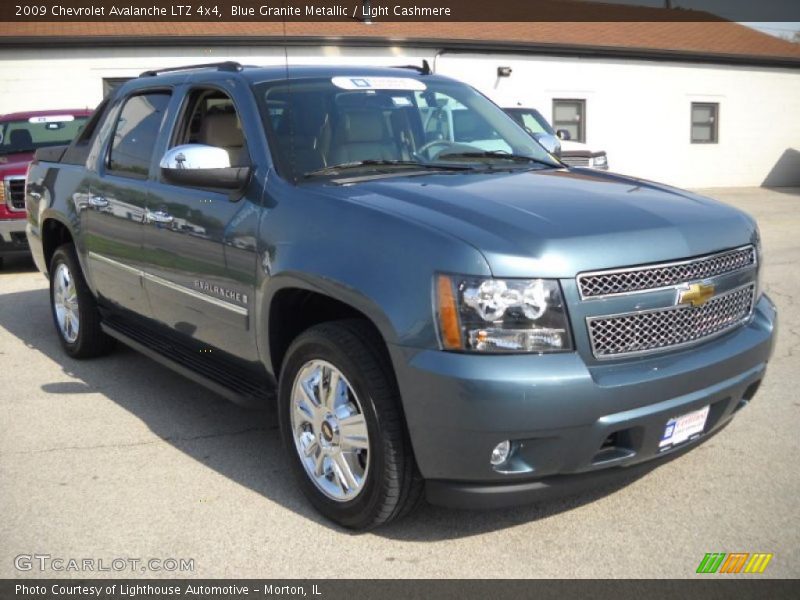 Blue Granite Metallic / Light Cashmere 2009 Chevrolet Avalanche LTZ 4x4