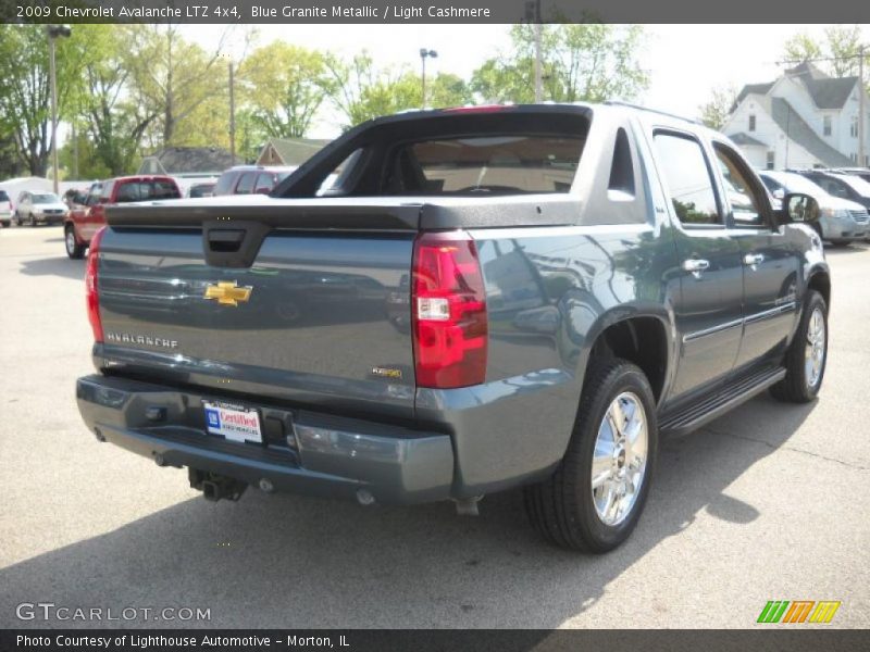 Blue Granite Metallic / Light Cashmere 2009 Chevrolet Avalanche LTZ 4x4