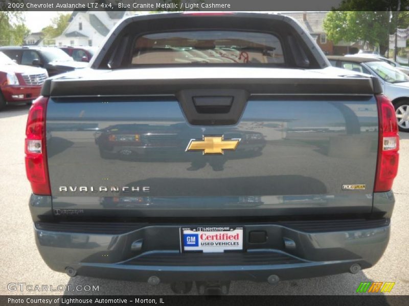 Blue Granite Metallic / Light Cashmere 2009 Chevrolet Avalanche LTZ 4x4