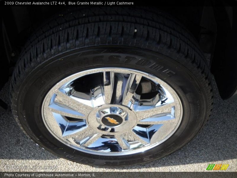 Blue Granite Metallic / Light Cashmere 2009 Chevrolet Avalanche LTZ 4x4