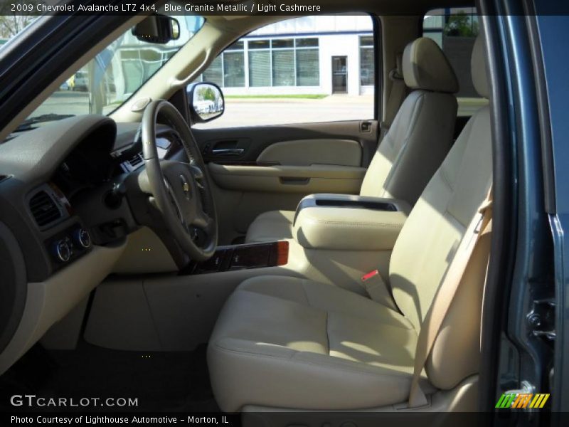 Blue Granite Metallic / Light Cashmere 2009 Chevrolet Avalanche LTZ 4x4