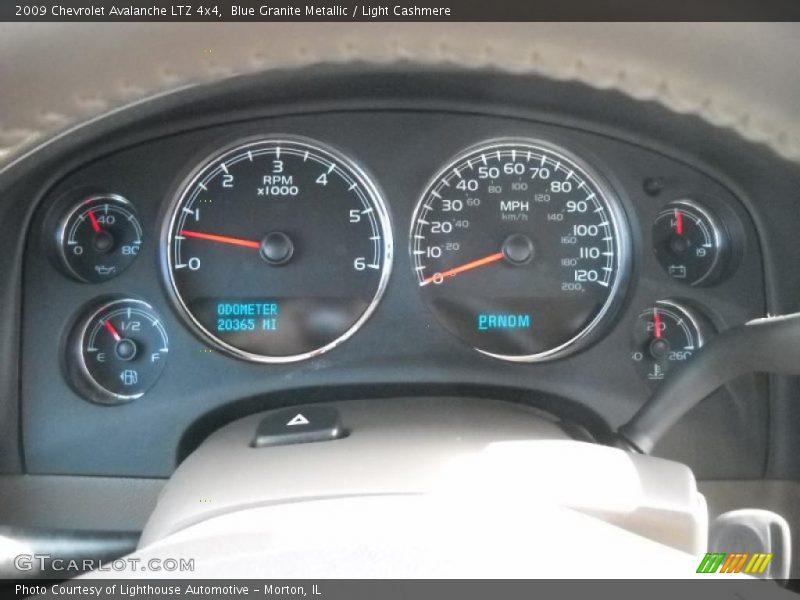 Blue Granite Metallic / Light Cashmere 2009 Chevrolet Avalanche LTZ 4x4