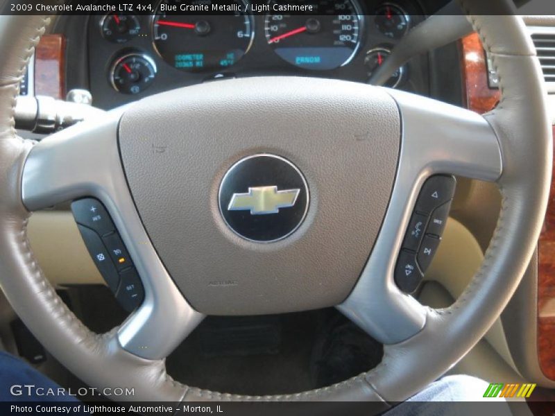 Blue Granite Metallic / Light Cashmere 2009 Chevrolet Avalanche LTZ 4x4
