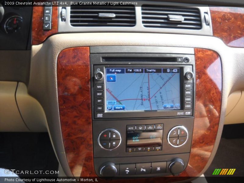 Blue Granite Metallic / Light Cashmere 2009 Chevrolet Avalanche LTZ 4x4