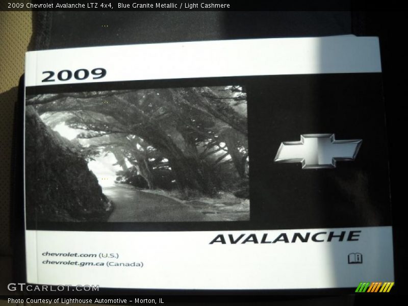 Blue Granite Metallic / Light Cashmere 2009 Chevrolet Avalanche LTZ 4x4