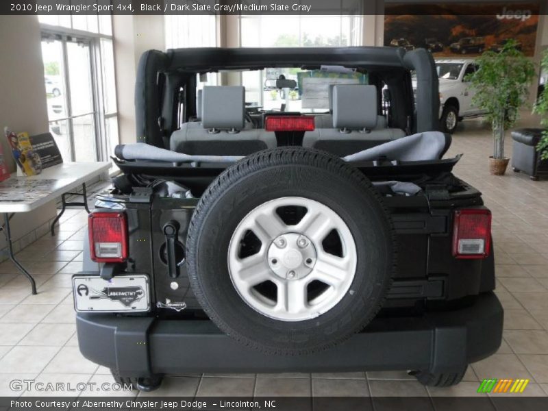 Black / Dark Slate Gray/Medium Slate Gray 2010 Jeep Wrangler Sport 4x4