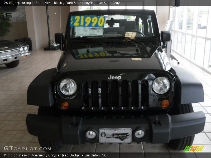 Black / Dark Slate Gray/Medium Slate Gray 2010 Jeep Wrangler Sport 4x4