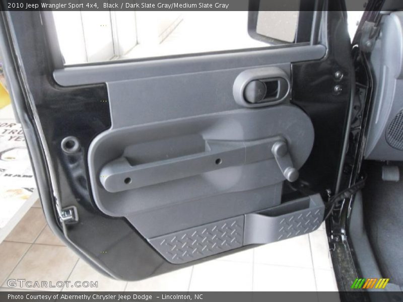 Black / Dark Slate Gray/Medium Slate Gray 2010 Jeep Wrangler Sport 4x4