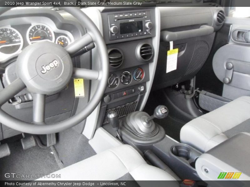 Black / Dark Slate Gray/Medium Slate Gray 2010 Jeep Wrangler Sport 4x4