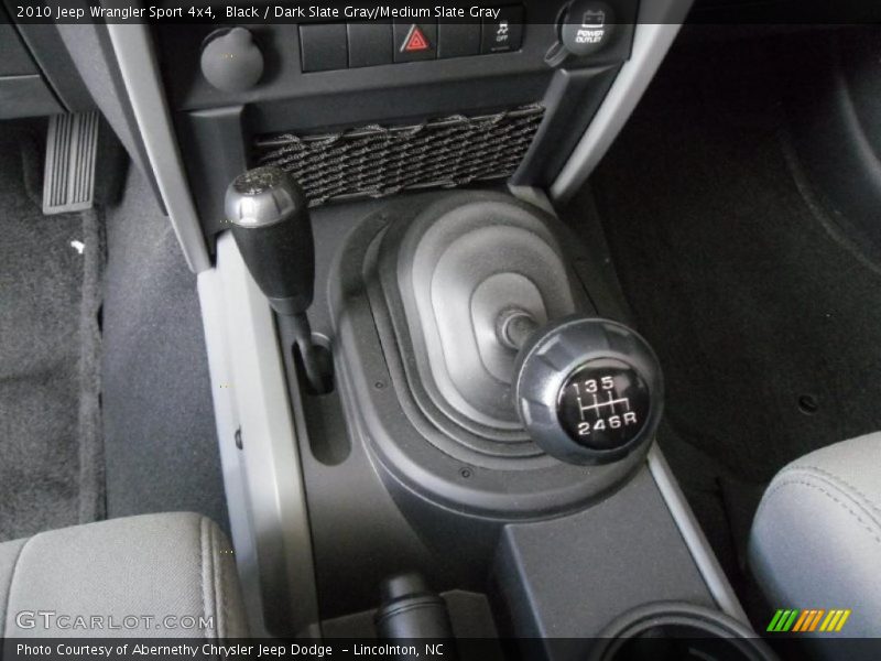 Black / Dark Slate Gray/Medium Slate Gray 2010 Jeep Wrangler Sport 4x4