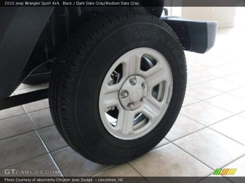 Black / Dark Slate Gray/Medium Slate Gray 2010 Jeep Wrangler Sport 4x4