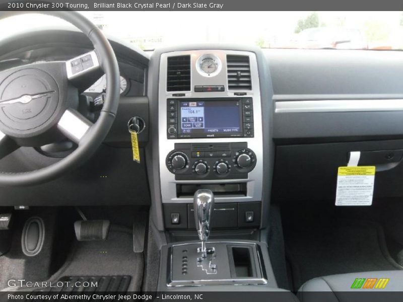 Brilliant Black Crystal Pearl / Dark Slate Gray 2010 Chrysler 300 Touring