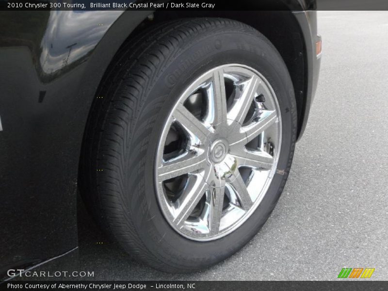Brilliant Black Crystal Pearl / Dark Slate Gray 2010 Chrysler 300 Touring