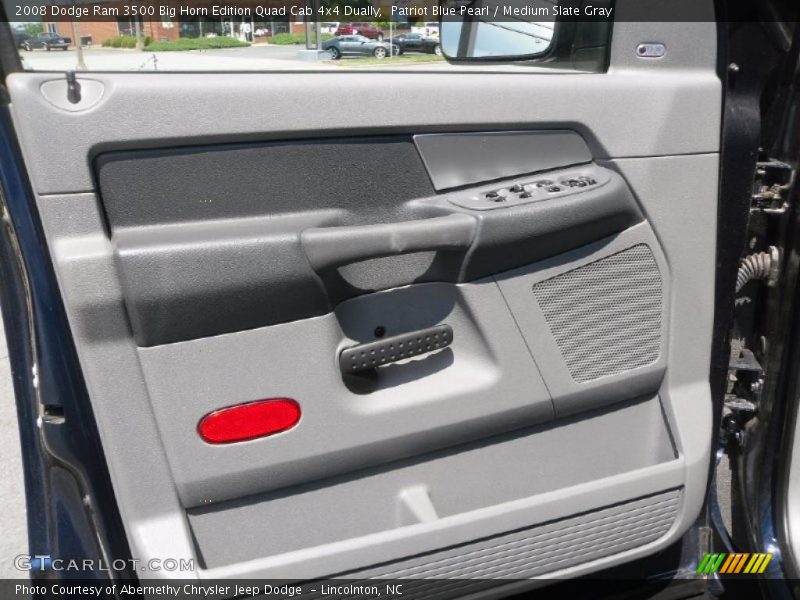 Patriot Blue Pearl / Medium Slate Gray 2008 Dodge Ram 3500 Big Horn Edition Quad Cab 4x4 Dually