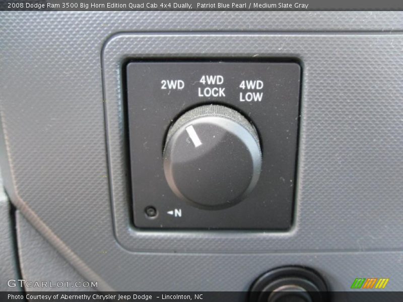 Patriot Blue Pearl / Medium Slate Gray 2008 Dodge Ram 3500 Big Horn Edition Quad Cab 4x4 Dually