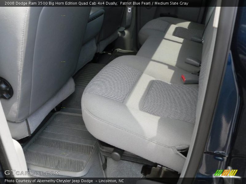 Patriot Blue Pearl / Medium Slate Gray 2008 Dodge Ram 3500 Big Horn Edition Quad Cab 4x4 Dually