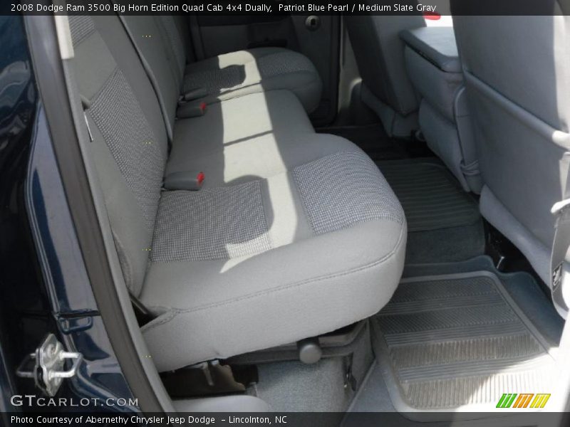 Patriot Blue Pearl / Medium Slate Gray 2008 Dodge Ram 3500 Big Horn Edition Quad Cab 4x4 Dually