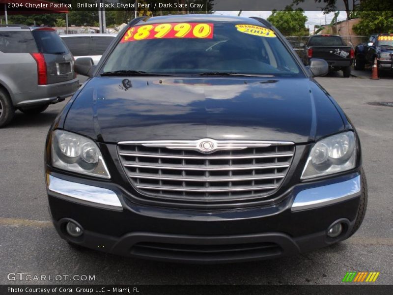 Brilliant Black Crystal Pearl / Dark Slate Gray 2004 Chrysler Pacifica