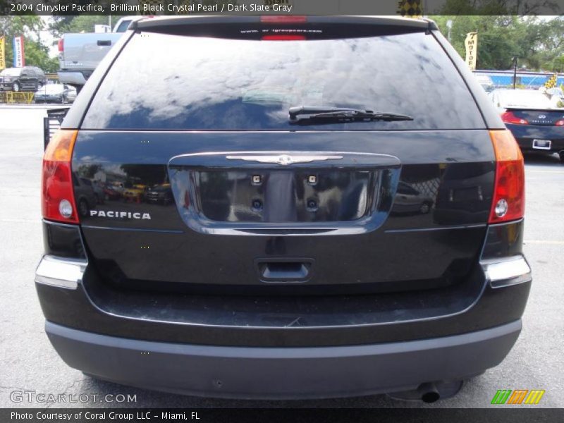 Brilliant Black Crystal Pearl / Dark Slate Gray 2004 Chrysler Pacifica
