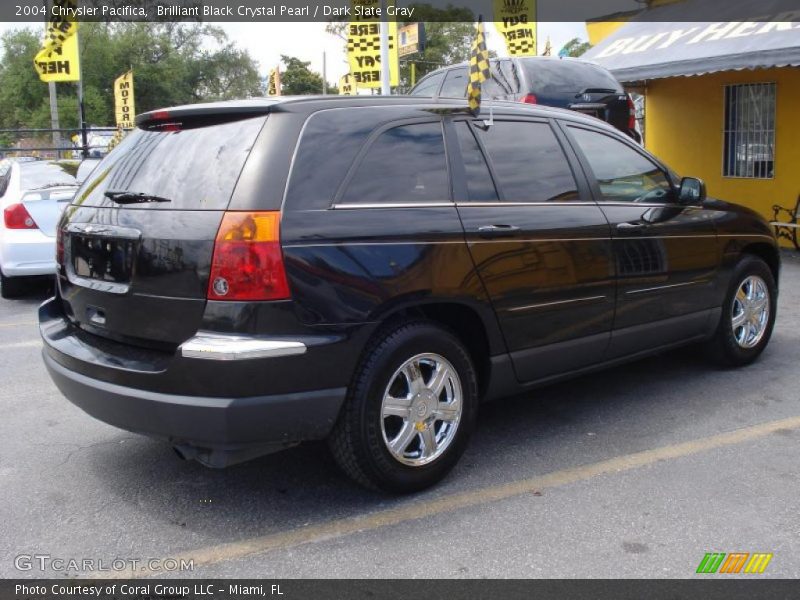 Brilliant Black Crystal Pearl / Dark Slate Gray 2004 Chrysler Pacifica