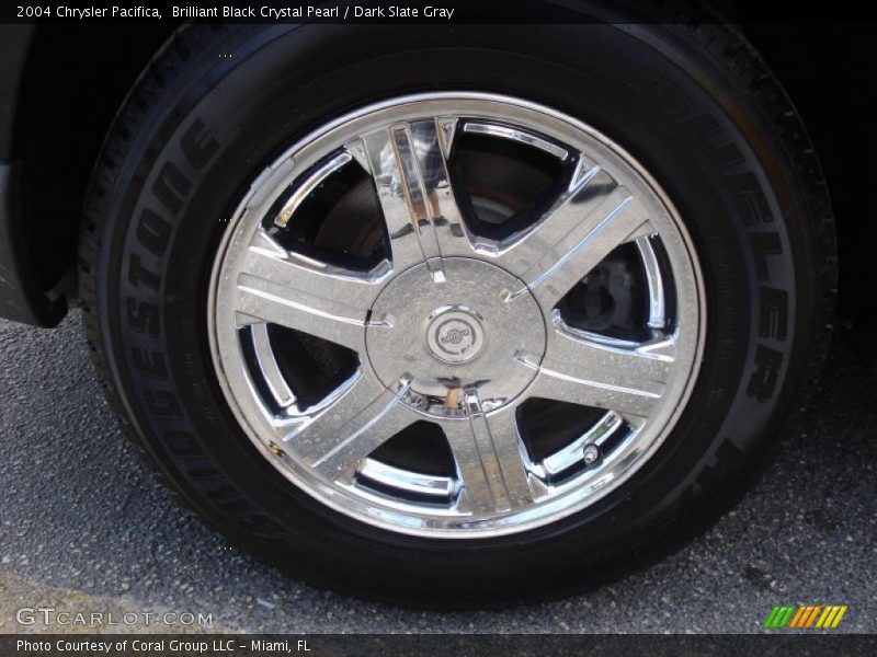 Brilliant Black Crystal Pearl / Dark Slate Gray 2004 Chrysler Pacifica