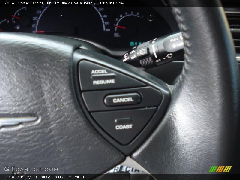 Brilliant Black Crystal Pearl / Dark Slate Gray 2004 Chrysler Pacifica