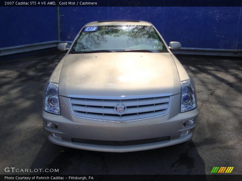 Gold Mist / Cashmere 2007 Cadillac STS 4 V6 AWD