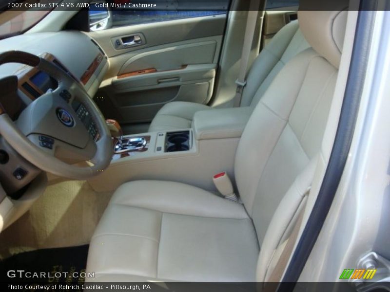 Gold Mist / Cashmere 2007 Cadillac STS 4 V6 AWD