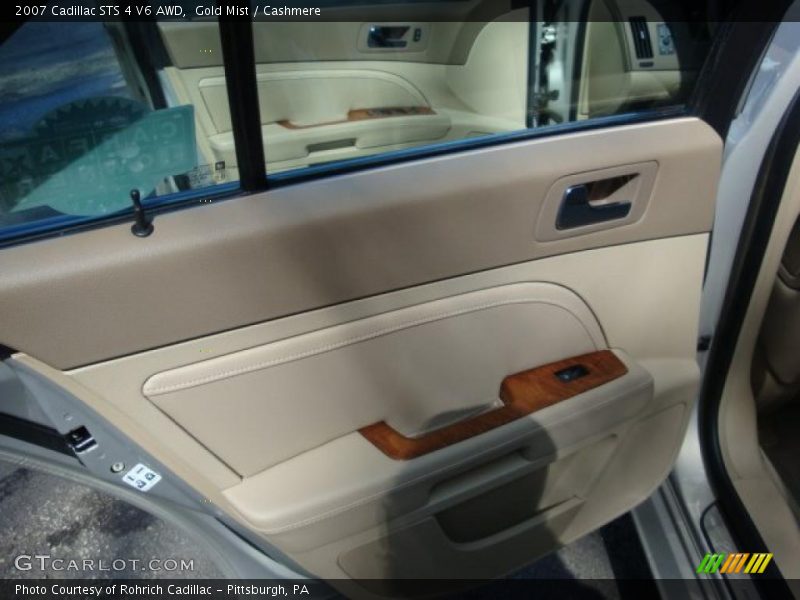 Gold Mist / Cashmere 2007 Cadillac STS 4 V6 AWD