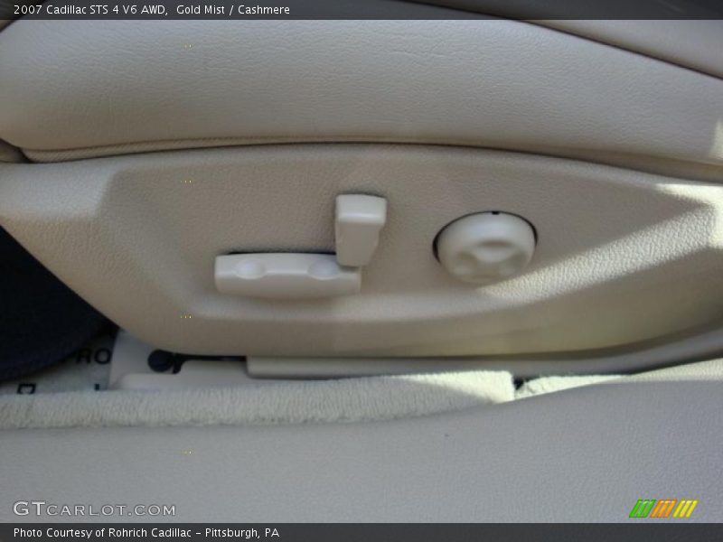 Gold Mist / Cashmere 2007 Cadillac STS 4 V6 AWD