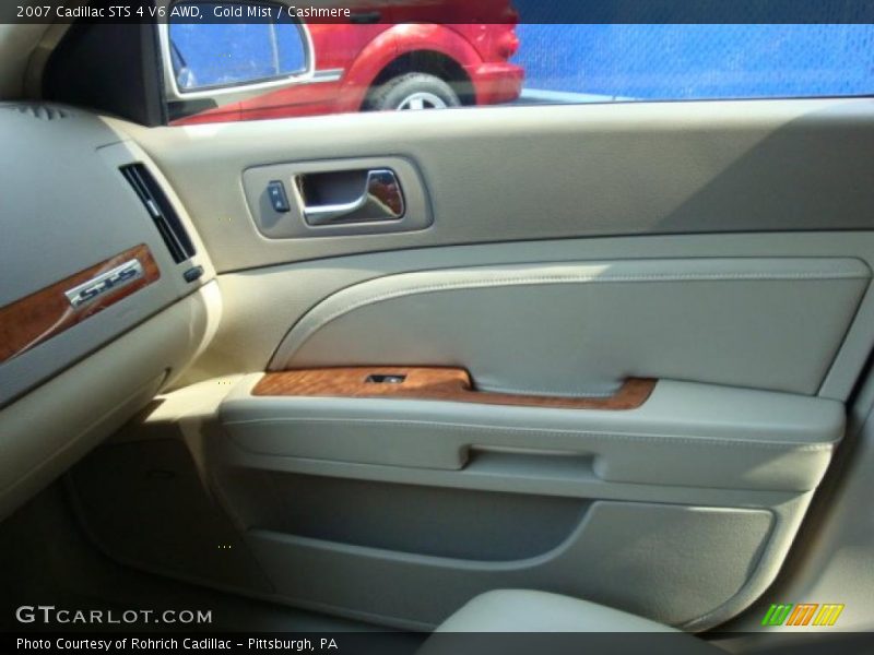Gold Mist / Cashmere 2007 Cadillac STS 4 V6 AWD
