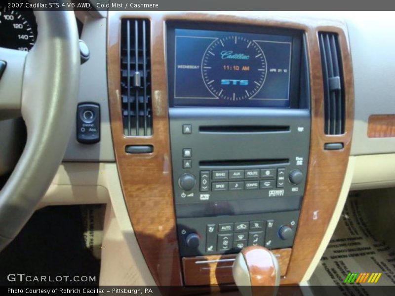 Gold Mist / Cashmere 2007 Cadillac STS 4 V6 AWD